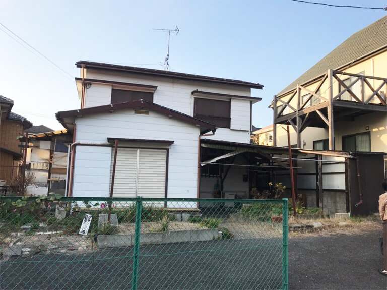 昭島　再建築不可の家　外観