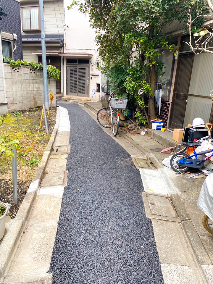 活用先が見つかった、三角形の土地